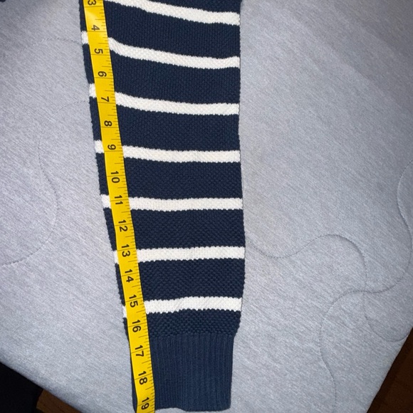 Southern Tide Navy and Cream Striped Sweater - Picture 10 of 11